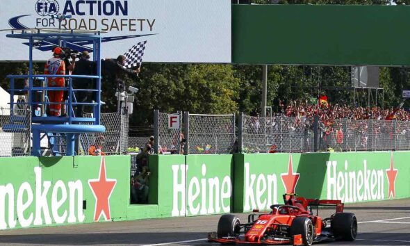 Charles Leclerc al GP di Monza