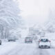 strada, neve, auto