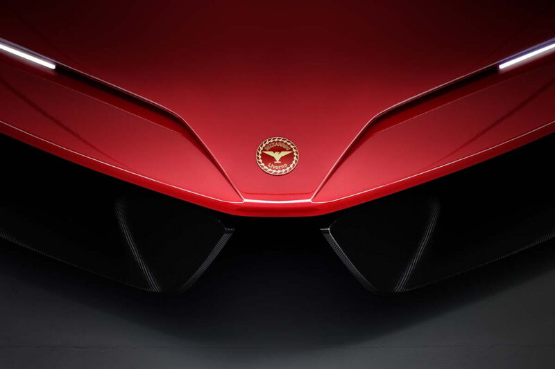 Bizzarrini Giotto, dettaglio logo