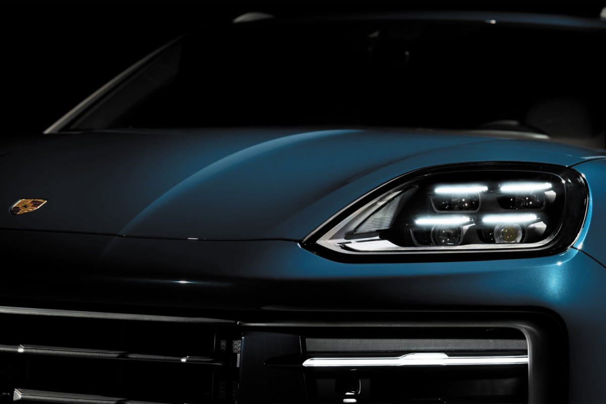 Porsche Cayenne 2023, dettaglio frontale