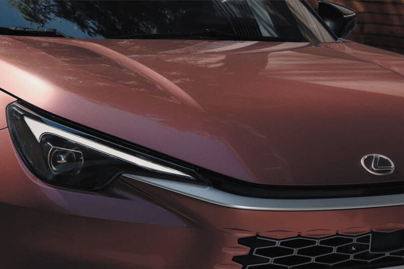 Lexus LBX, dettaglio anteriore