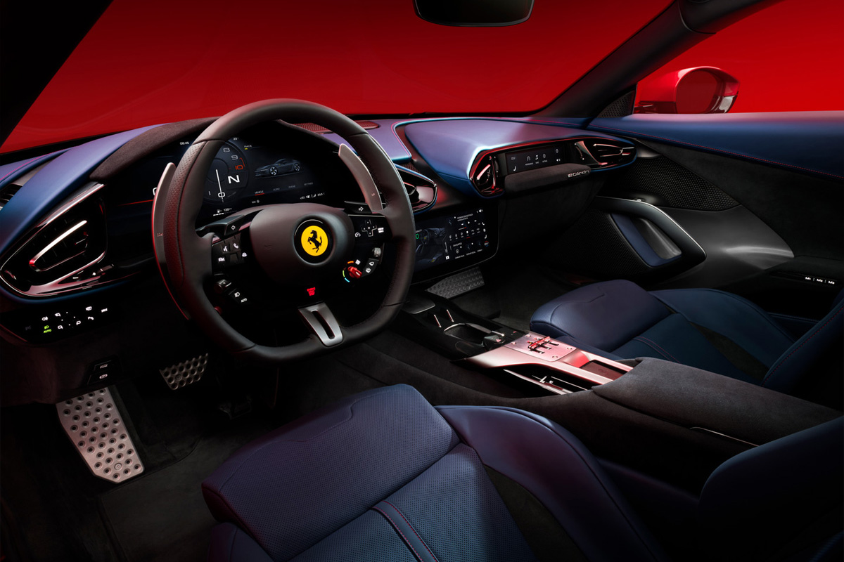 Ferrari 12Cilindri, interni