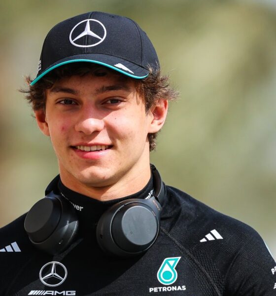 Andrea Kimi Antonelli, durante i test di Formula 1 in Bahrain del 28 febbraio 2025