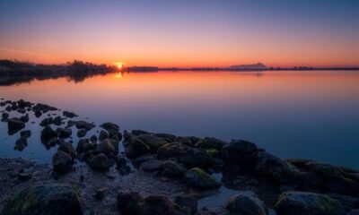 Tramonto spiaggia mare