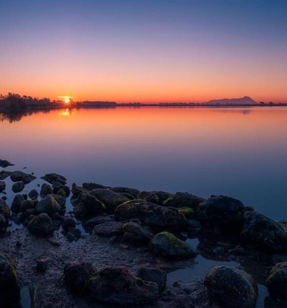 Tramonto spiaggia mare