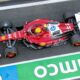 Lewis Hamilton al volante della Ferrari SF-25