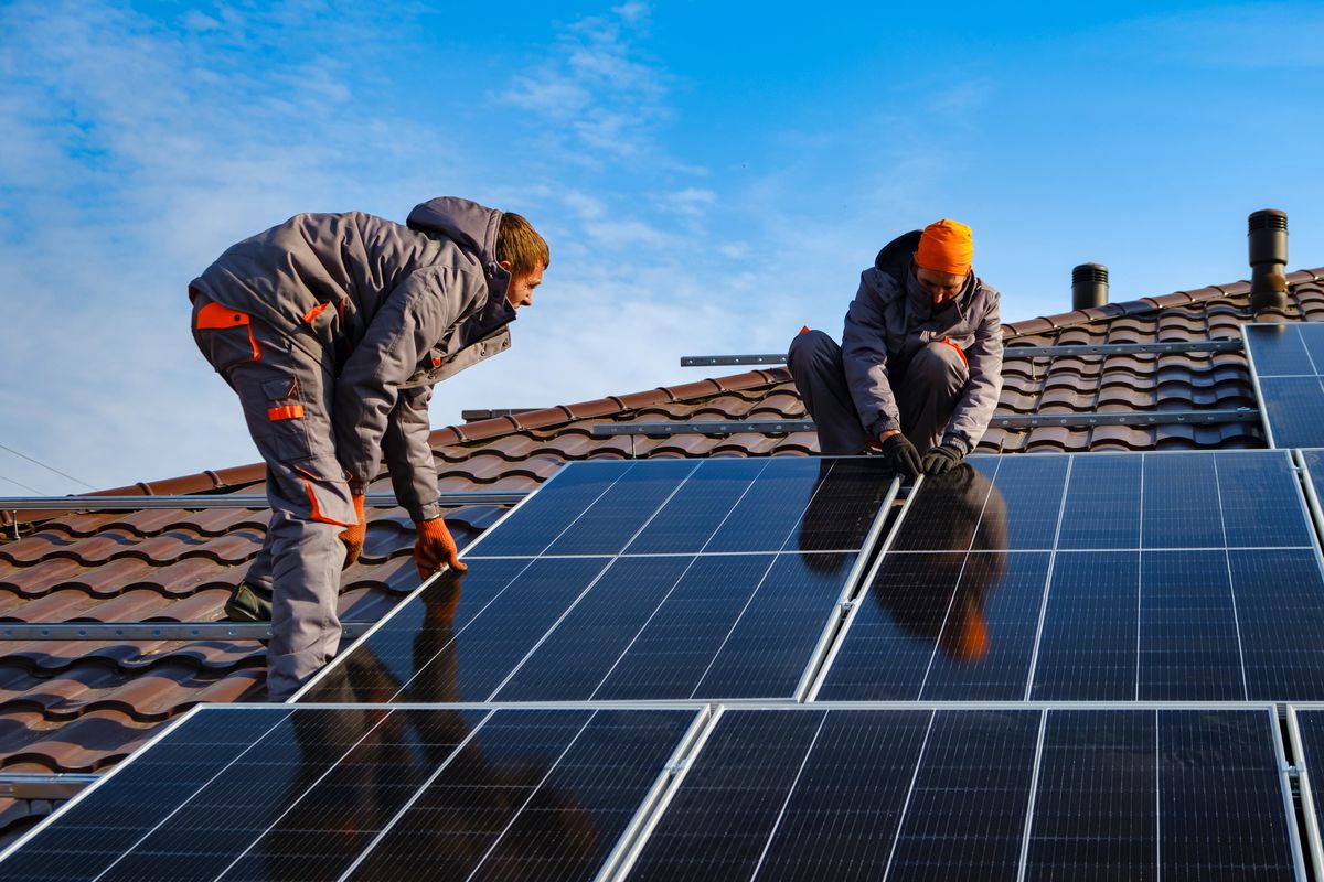 Pannelli fotovoltaici, montaggio