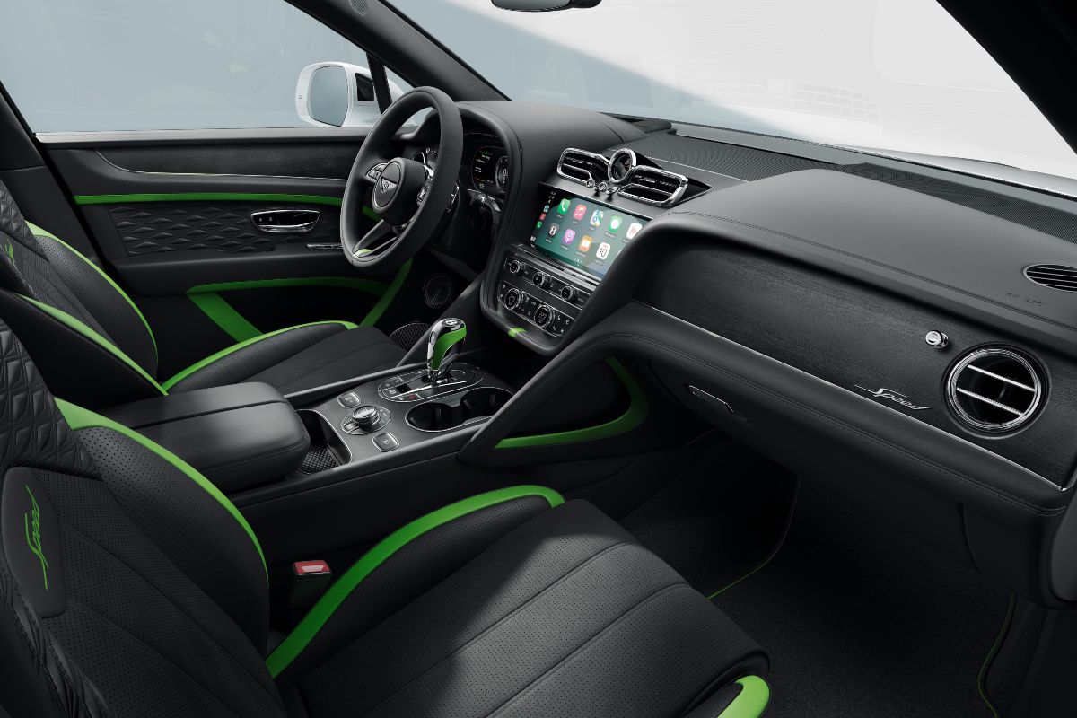 Gli interni della Bentley Bentayga Speed