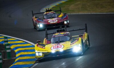 La Ferrari 499P #83 in azione alla 24 ore di Le Mans 2025