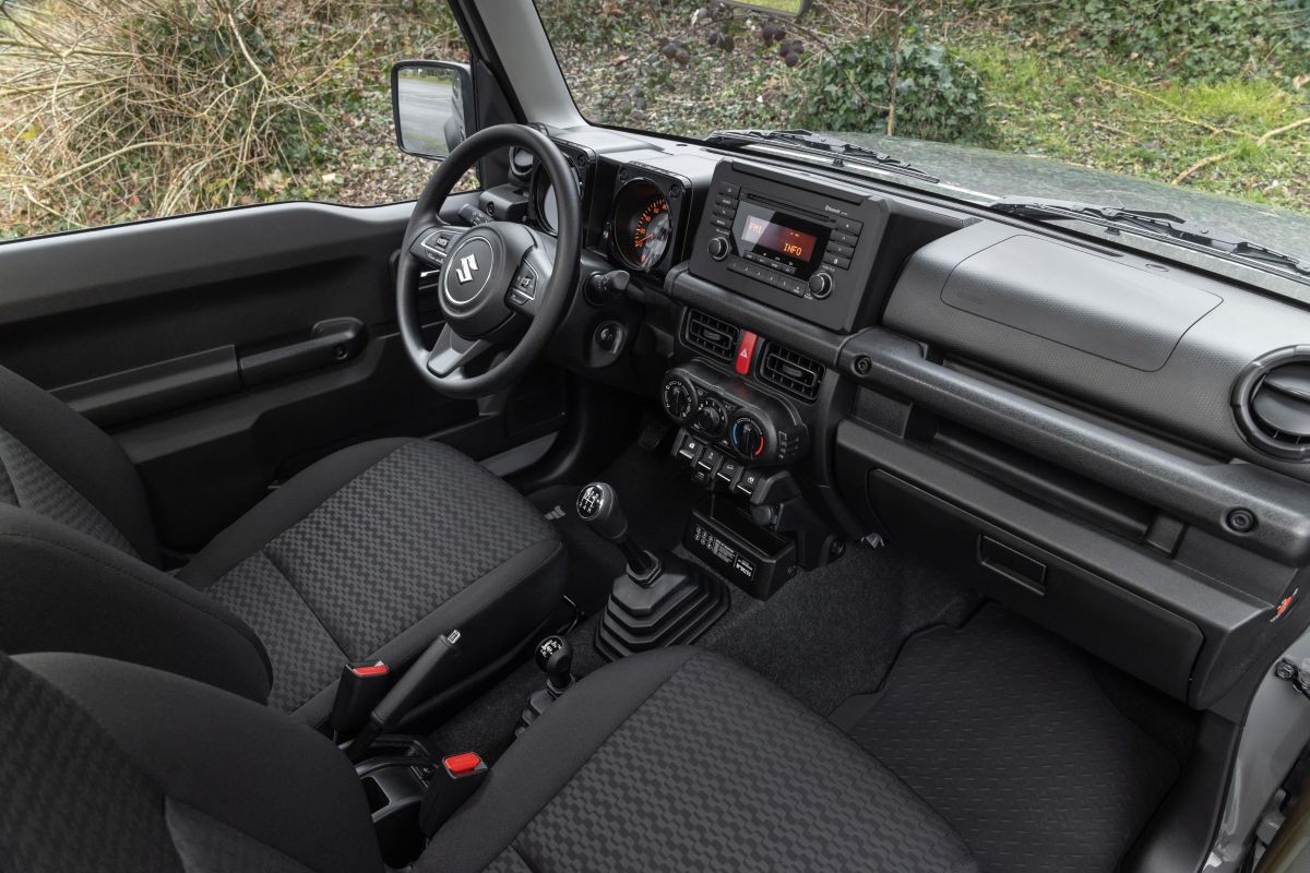 Gli interni della Suzuki Jimny 55° Anniversario