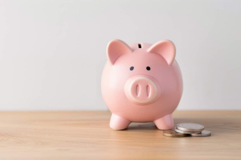 Soldi risparmio pieno