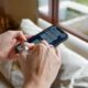 Smartphone, app WhatsApp