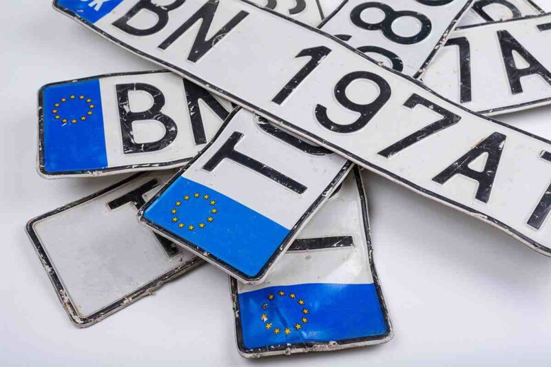 Targhe auto novità