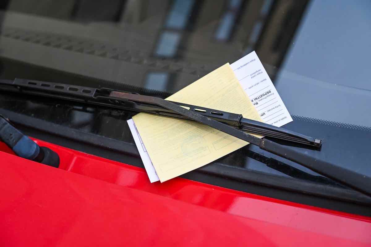 Sanzione multa auto