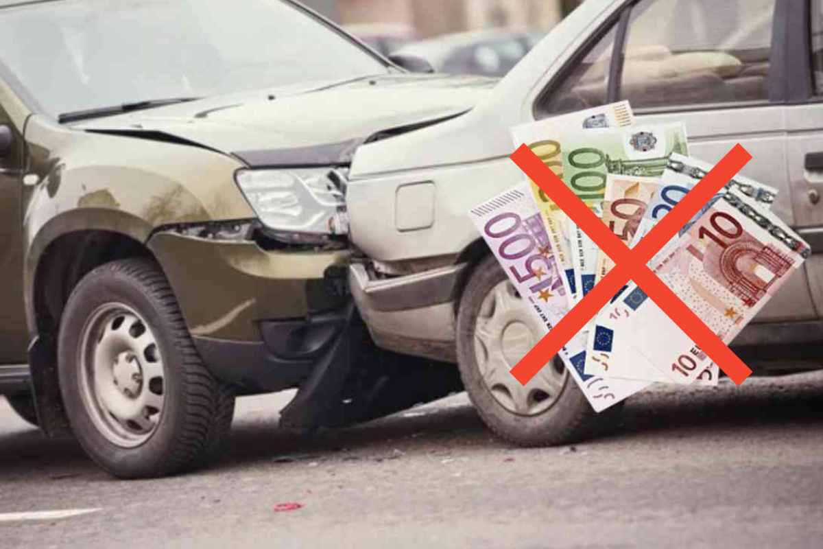 Incidente d'auto e soldi mancati dall'assicurazione