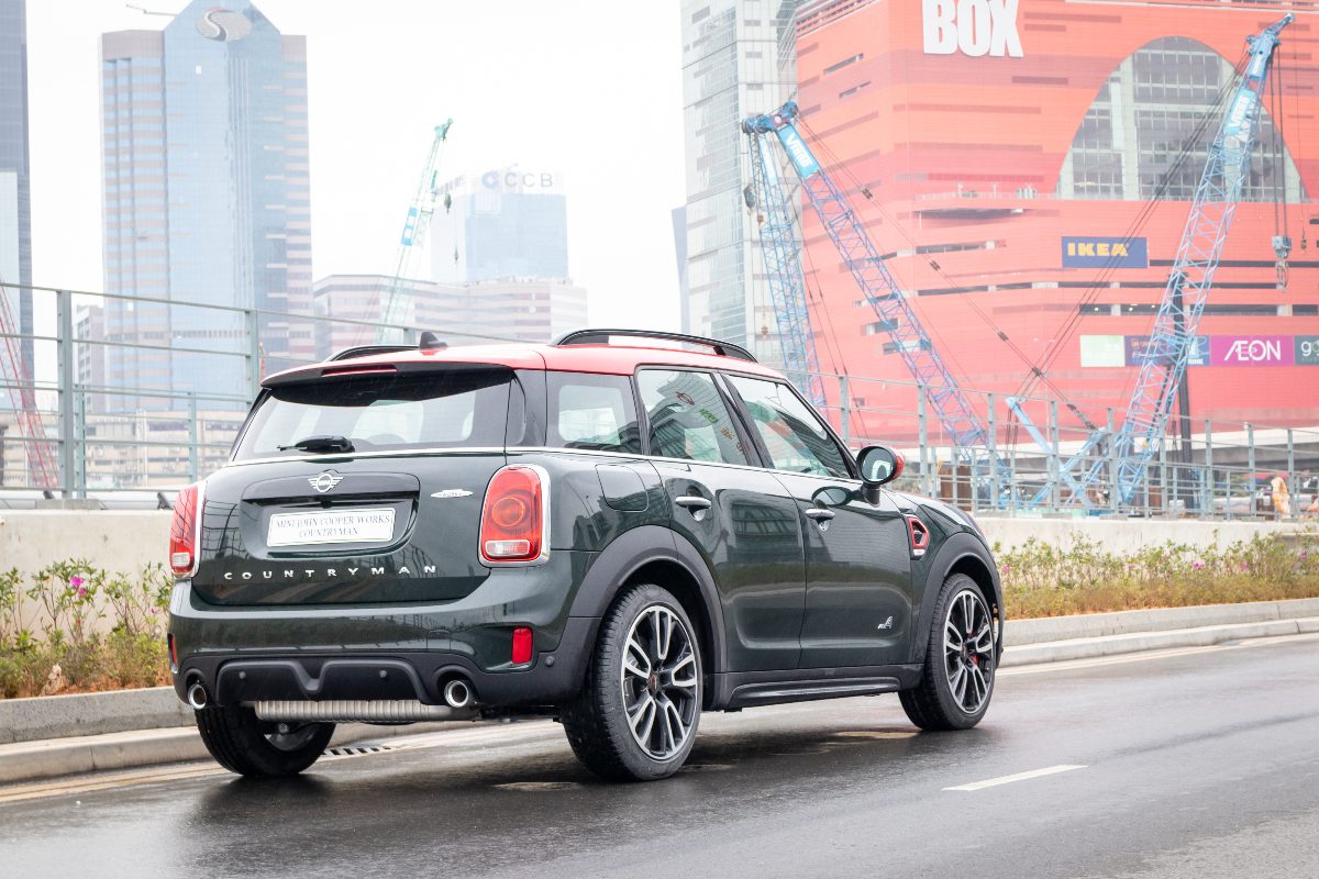 Mini John Cooper Works Countryman in primo piano