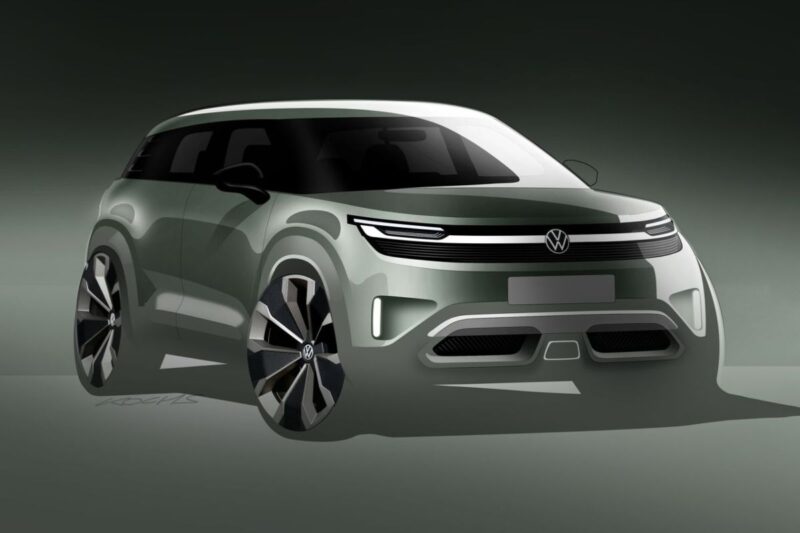 Volkswagen, bozzetto del concept per il Salone di Monaco 2025