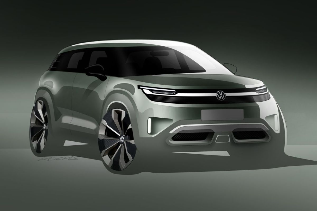 Volkswagen, bozzetto del concept per il Salone di Monaco 2025