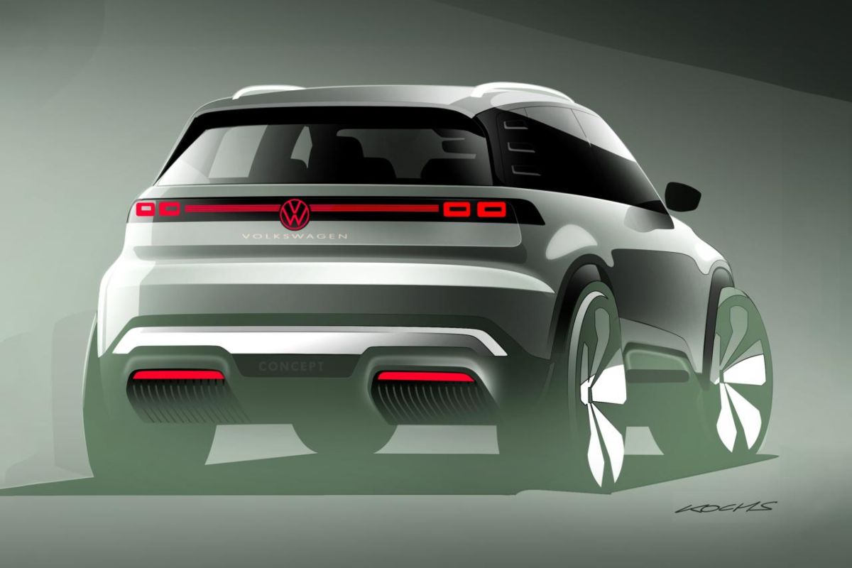 Volkswagen, bozzetto del concept per il Salone di Monaco 2025