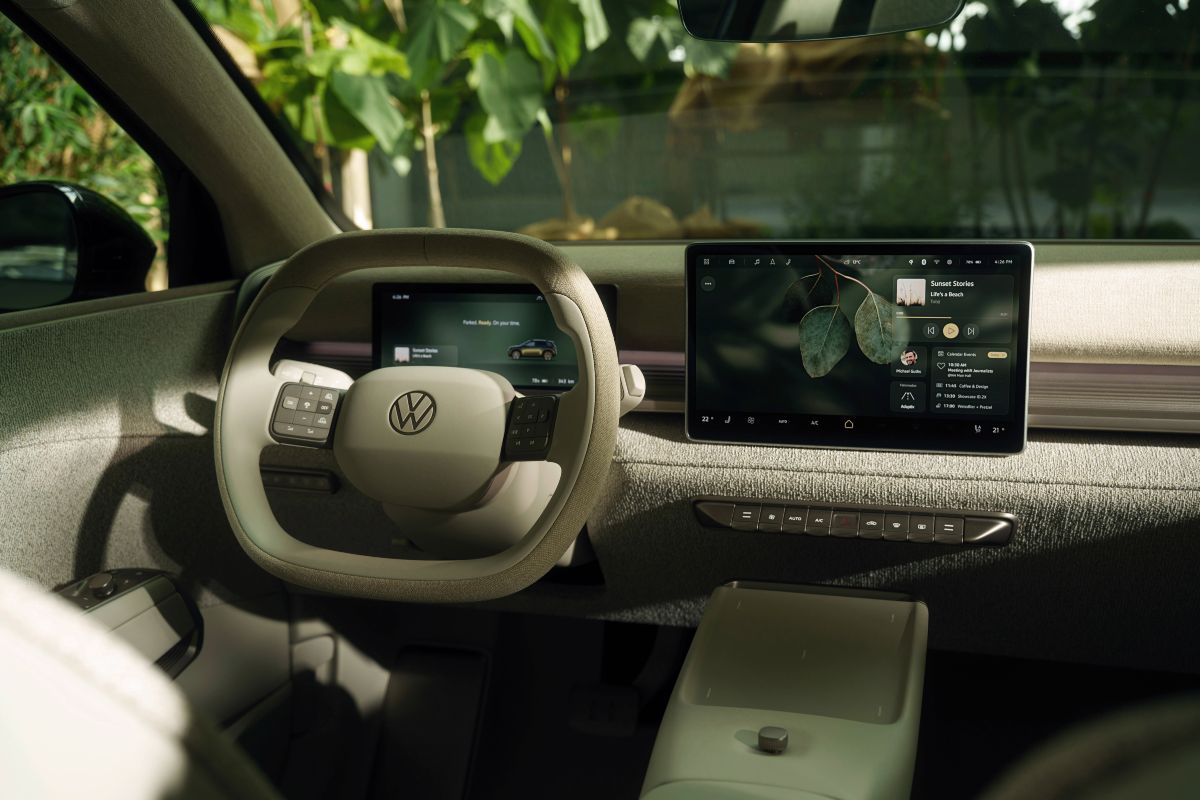 Gli interni della concept Volkswagen ID. Cross