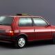 Fiat Uno Turbo di colore rosso