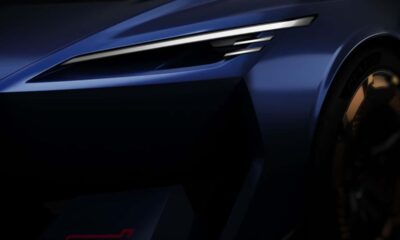Un dettaglio frontale della concept Subaru Performance-E STI