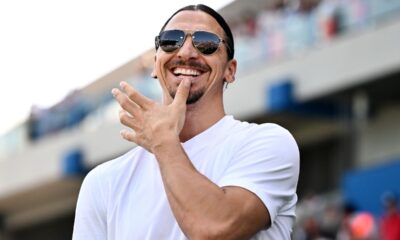 Zlatan Ibrahimovic, sorridente