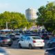 Traffico auto in cittĂ