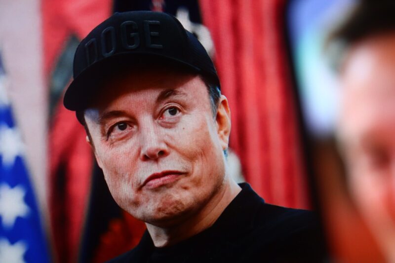 Elon Musk, primo piano del Ceo di Tesla