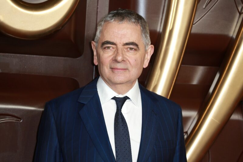 Rowan Atkinson alla premiere del film "Wonka"