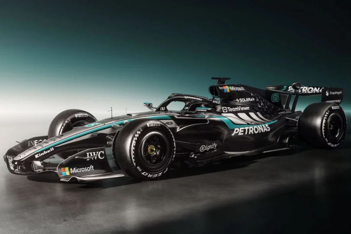 La Mercedes AMG F1 - W17 , che correrà nel campionato 2026