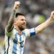 Lionel Messi durante finale dei Mondiali di calcio Qatar 2022