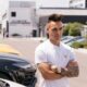 Lautaro Martinez in visita alla sede Lamborghini.