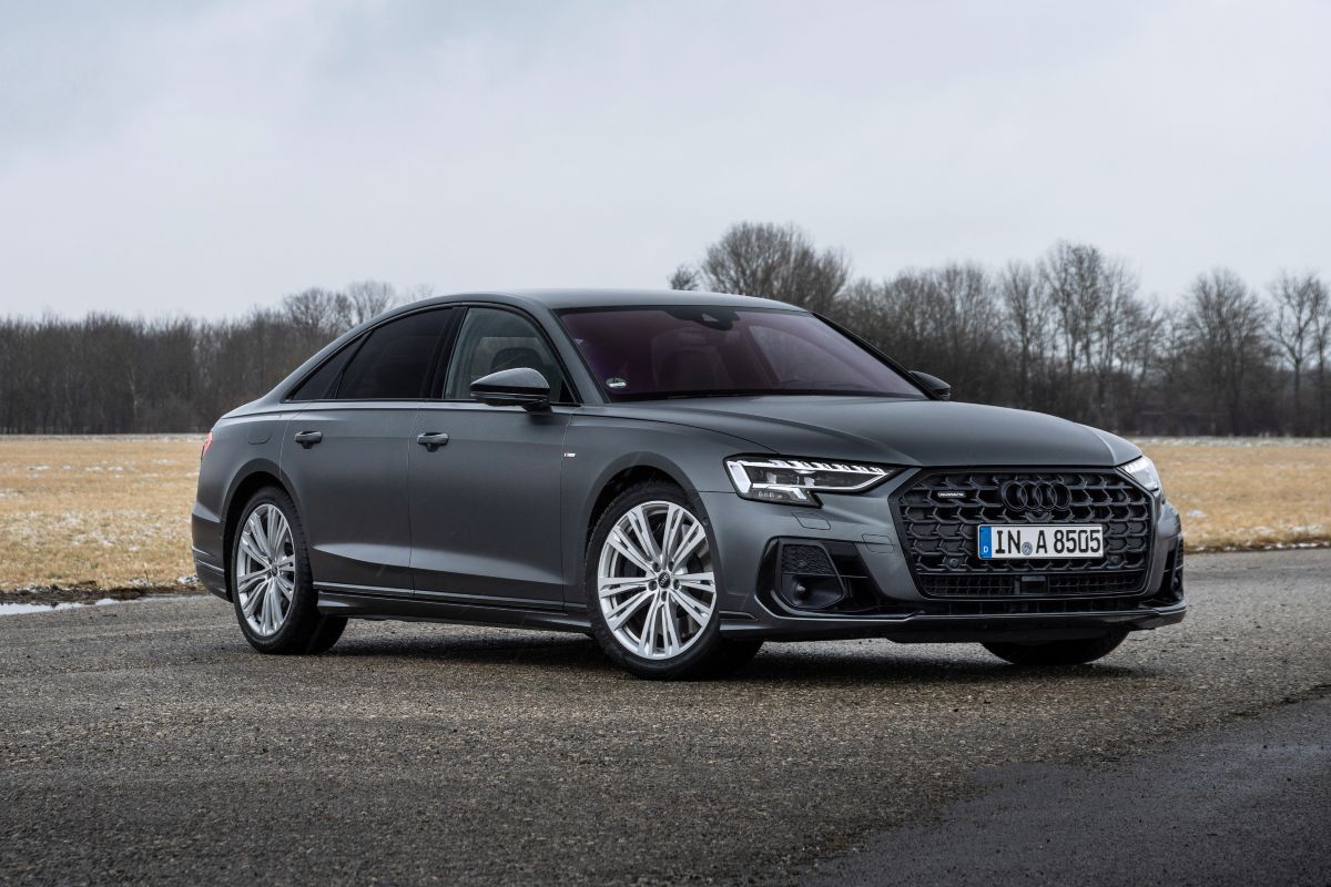 Audi A8, colore Daytona grey