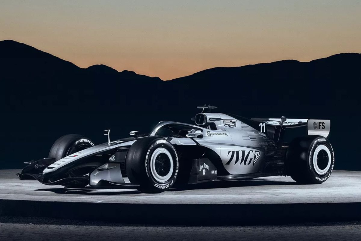 La monoposto di Cadillac F1 Team, denominata MAC-26