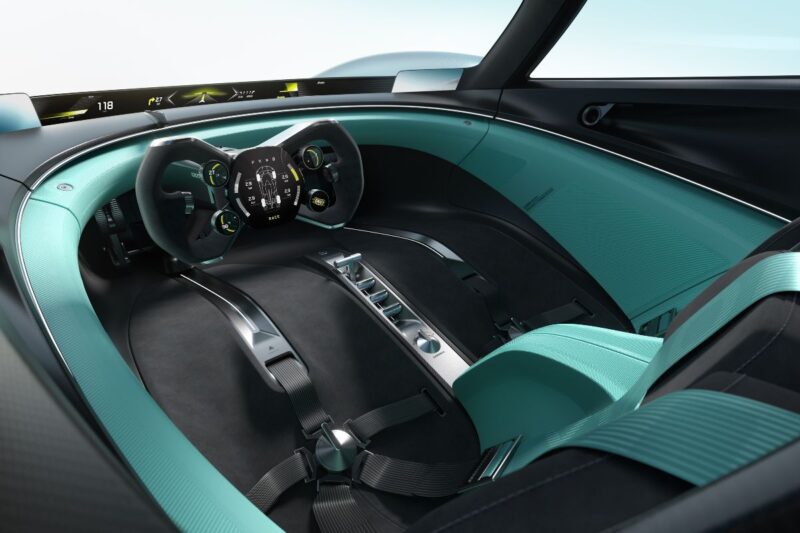 Vista degli interni della Xiaomi Vision Gran Turismo