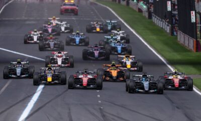Partenza del Gran Premio di F1 d'Australia 2026 a Melbourne.