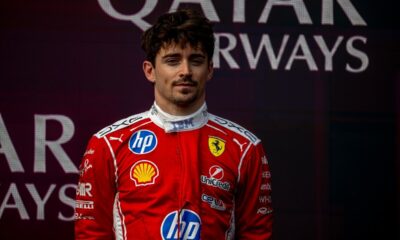 Charles Leclerc sul podio del Gran Premio d'Australia di F1 2026.