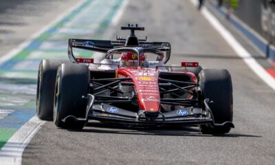Charles Leclerc al volante della SF-26 durante i test del Bahrein 2026