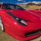 Ferrari 458 Italia rossa.