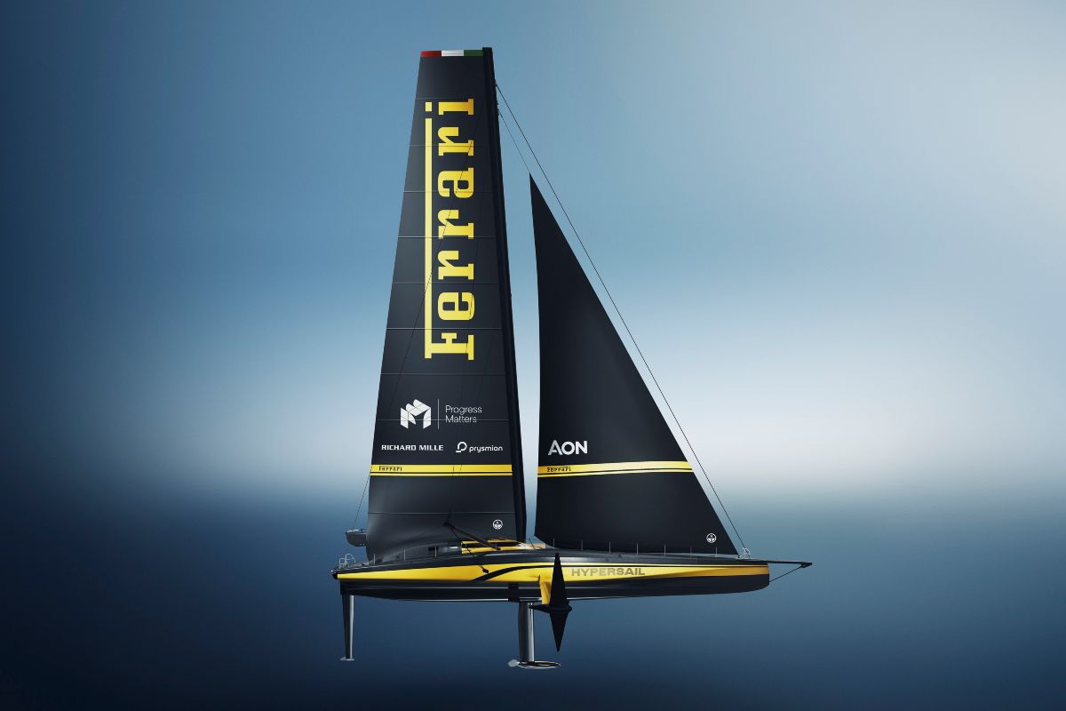 Ferrari Hypersail, la prima barca a vela del Cavallino.