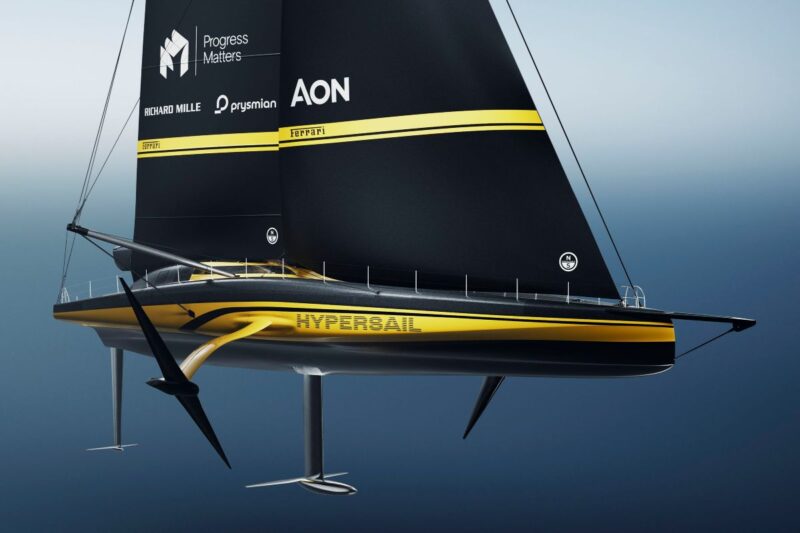Ferrari Hypersail, la prima barca a vela del Cavallino.