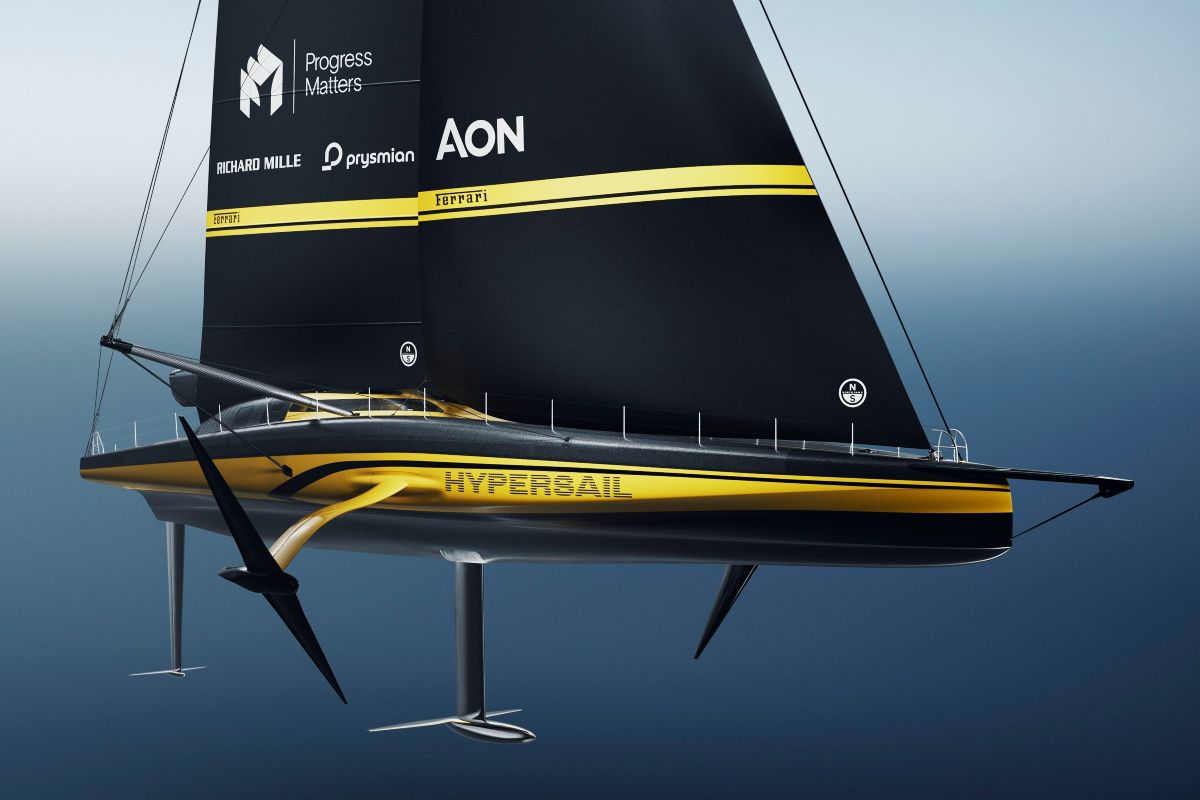 Ferrari Hypersail, la prima barca a vela del Cavallino.