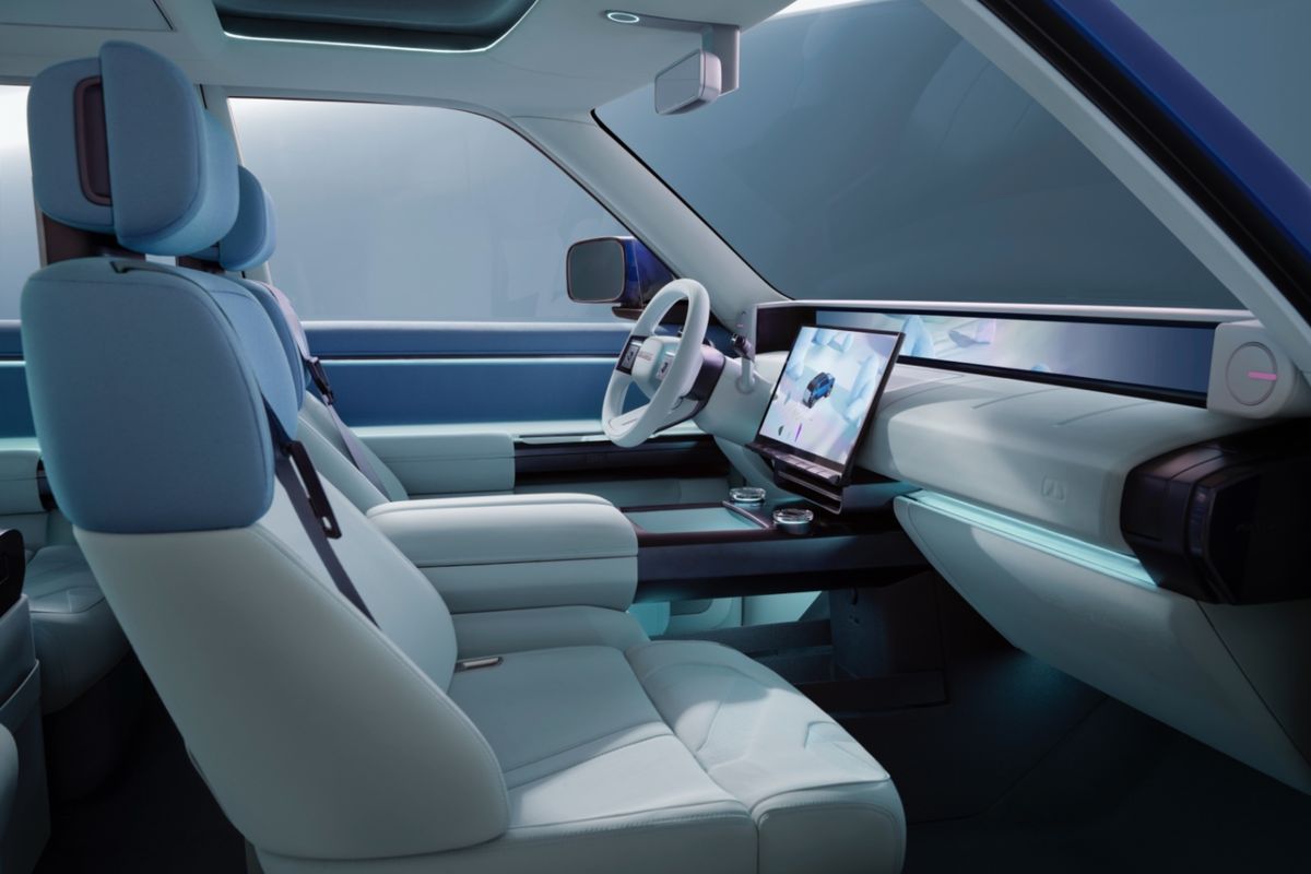 Vista degli interni della Freelander Concept 97.