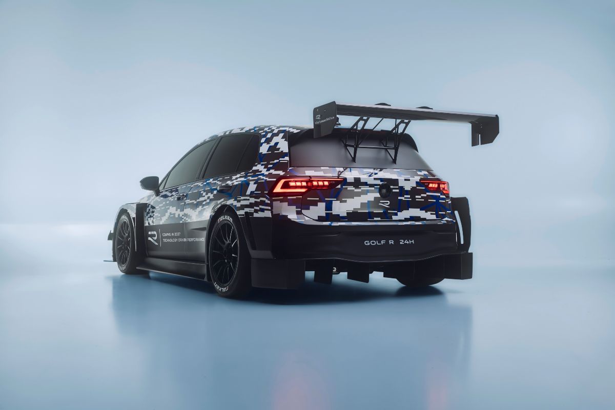 La Volkswagen Golf R 24H che parteciperà alla 24 Ore del Nürburgring nel 2027.