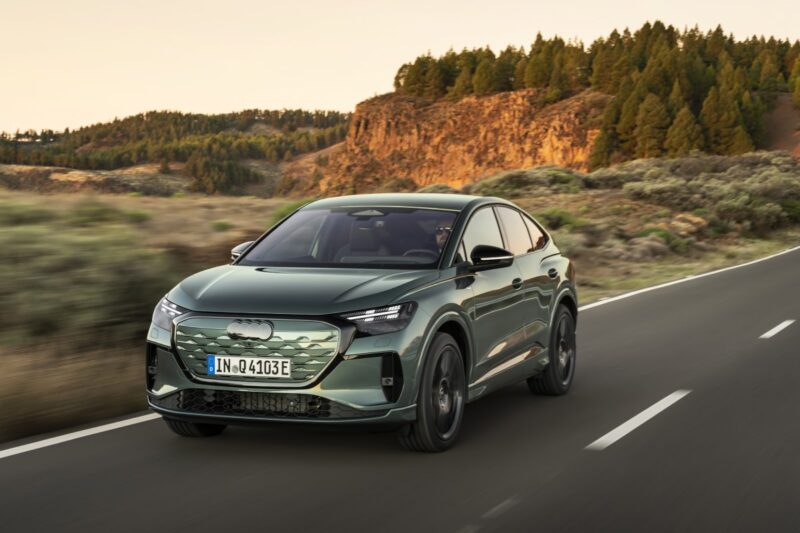 La nuova Audi Q4 Sportback e-tron, elettrica.