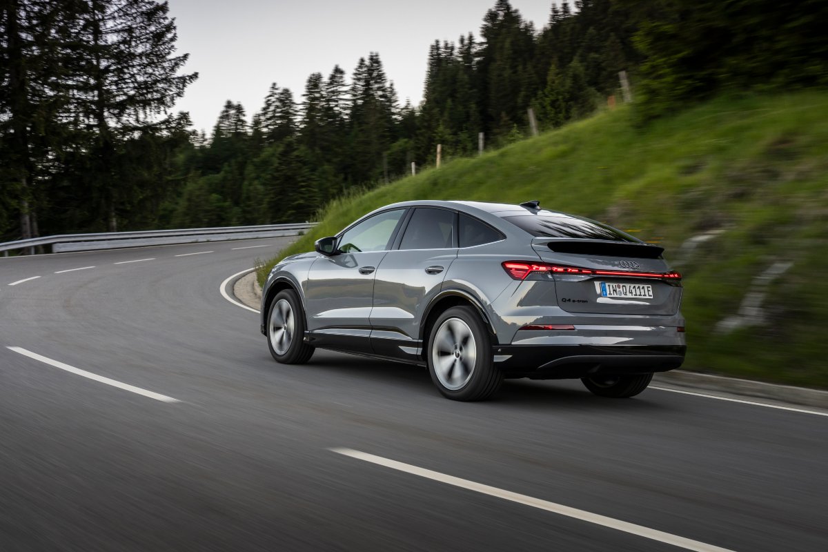 La nuova Audi Q4 Sportback e-tron, elettrica.