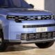 Dettaglio frontale della nuova Fiat Grizzly.