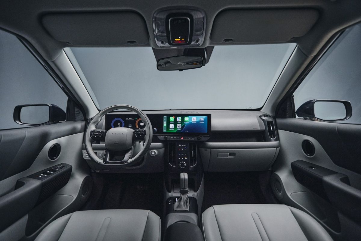 Vista degli interni della nuova Hyundai i20.