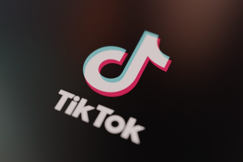 Il logo di TikTok.